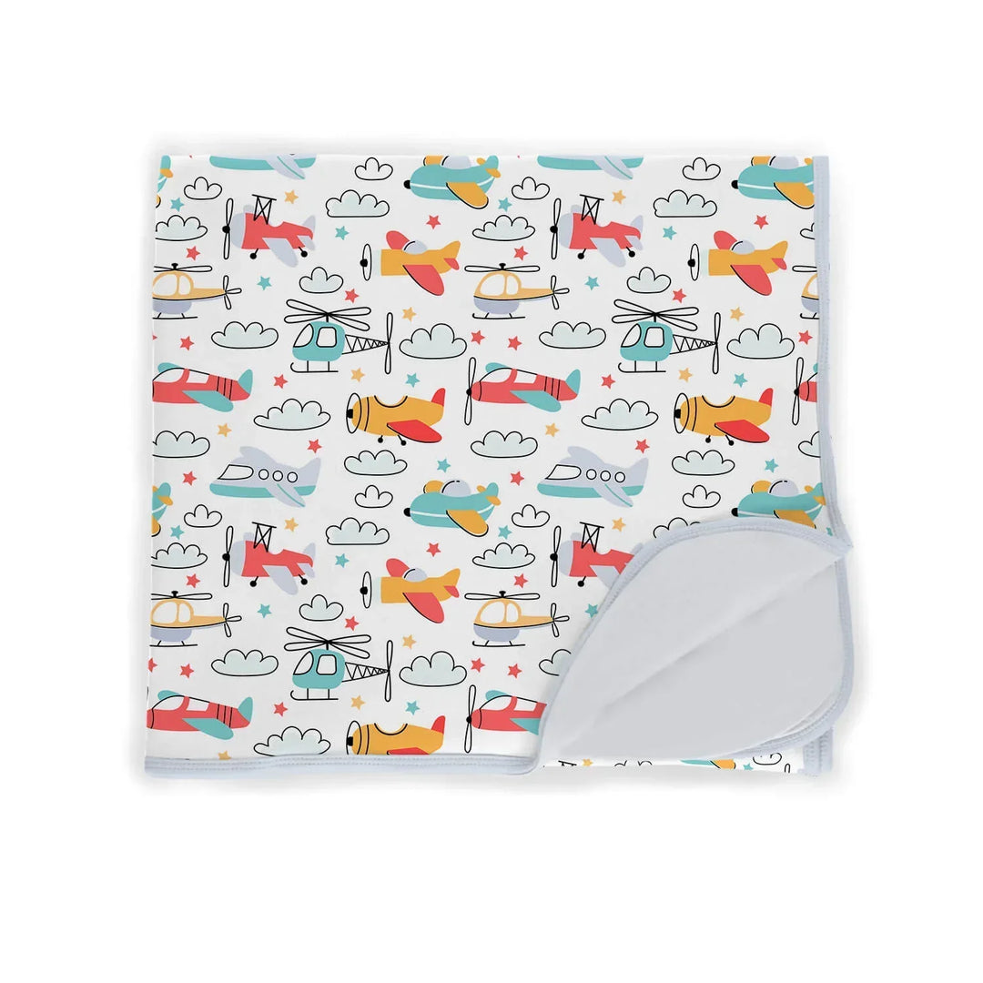 Airplanes and Helicopters Toddler Blanket