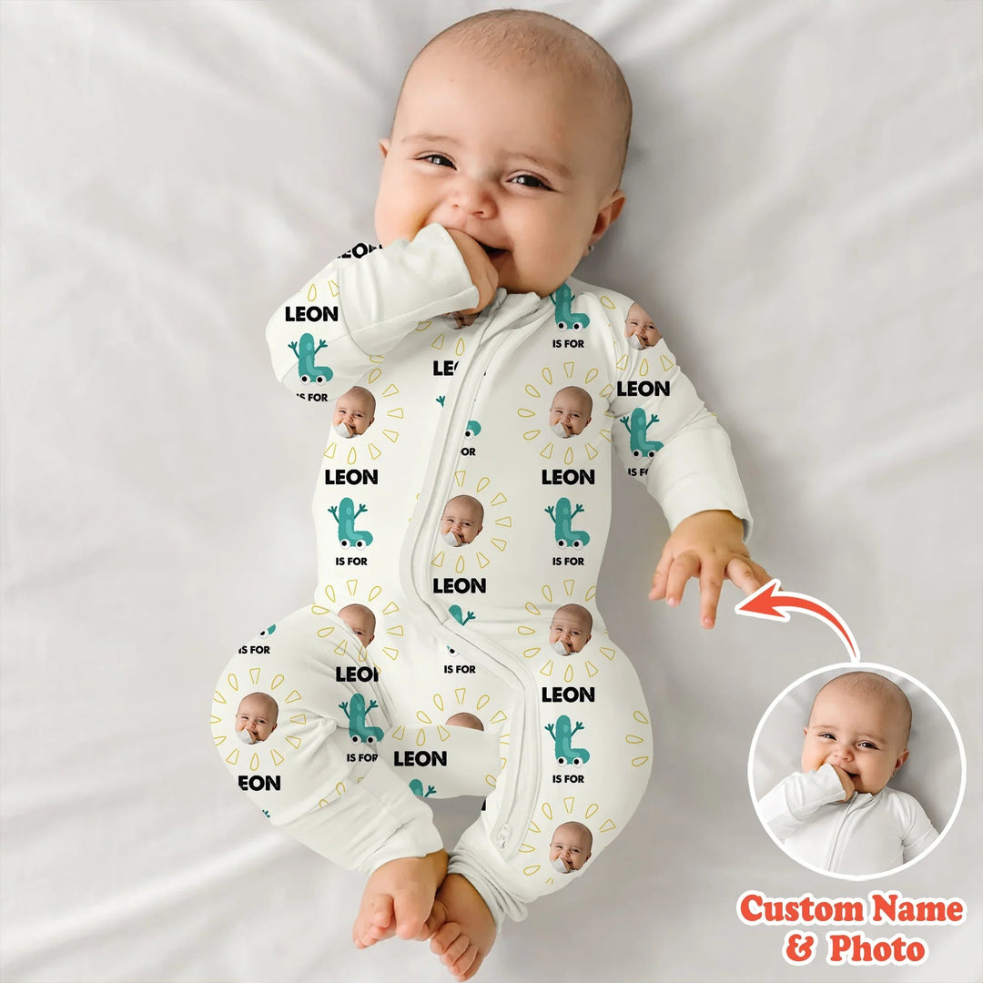 Alphabet Custom Face Baby Convertible Zippy - Zumbamboo