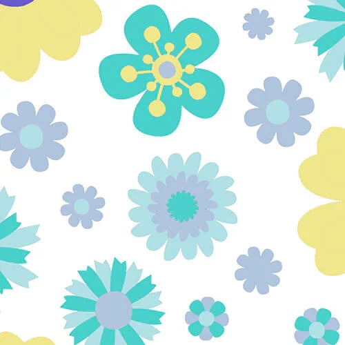 Aqua Floral Shorty Zippered Romper , Aqua Floral Shorty Zippered Romper - 0-3M