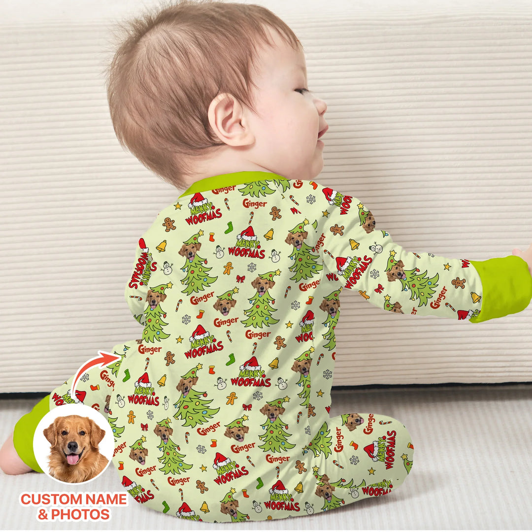 Gerippte Babykleidung mit individuellem Foto - Weich & Skizzenhaft