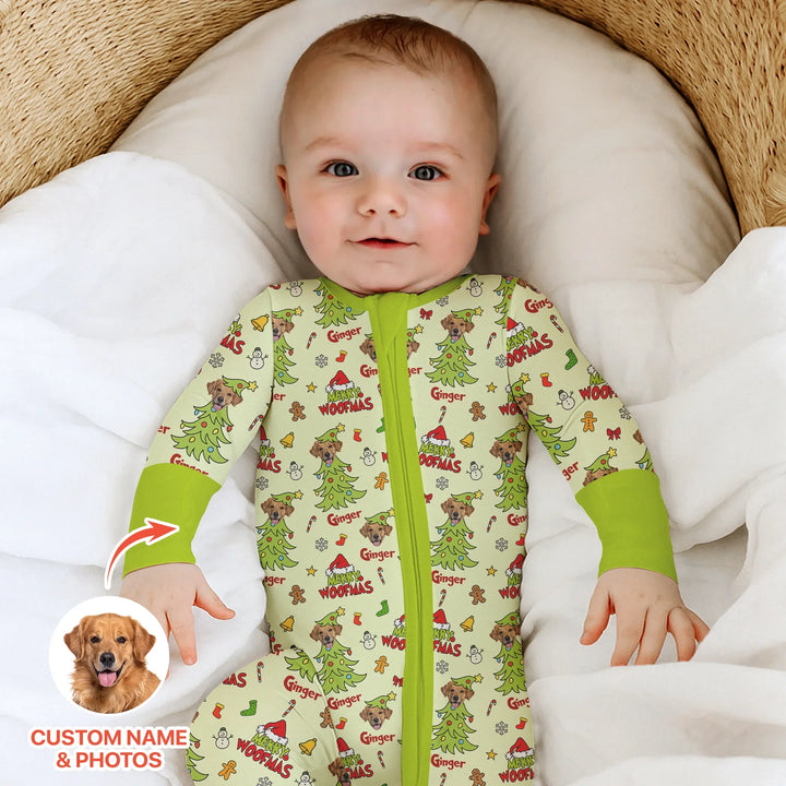 Gerippte Babykleidung mit individuellem Foto - Weich & Skizzenhaft