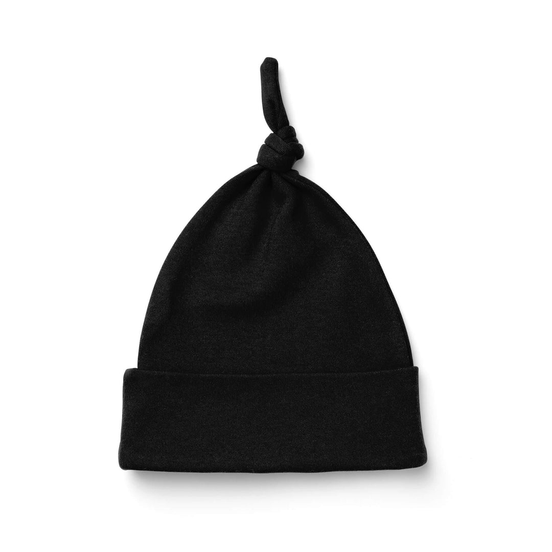 Black Knotted Hat - Zumbamboo