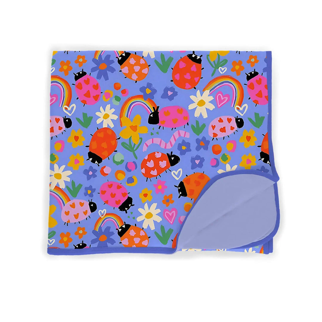 Lady Bugs Toddler Blanket