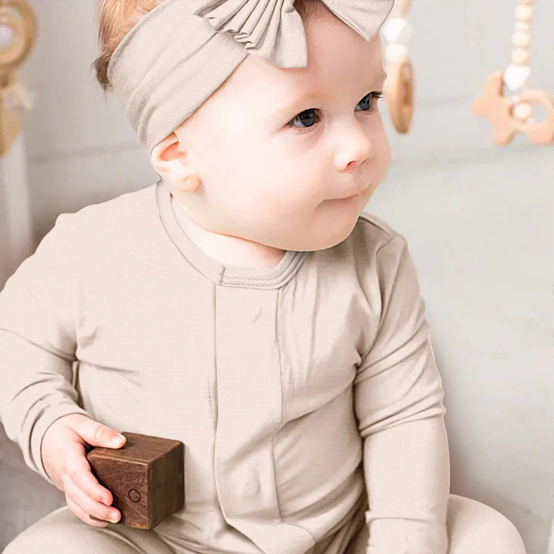 Blush Magnetic Footie Romper - Zumbamboo