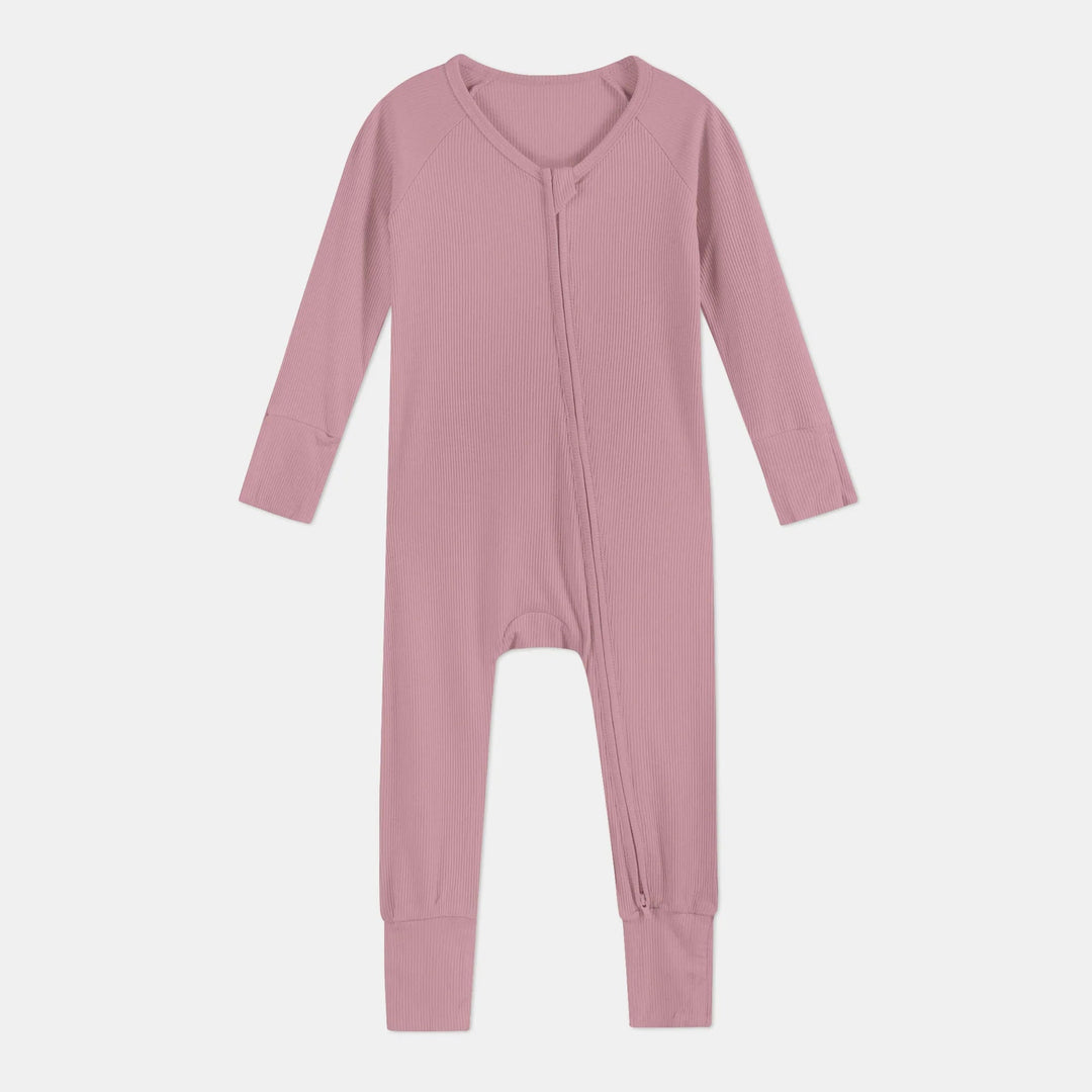 Blush Petal Ribbed Convertible Zippy - Zumbamboo