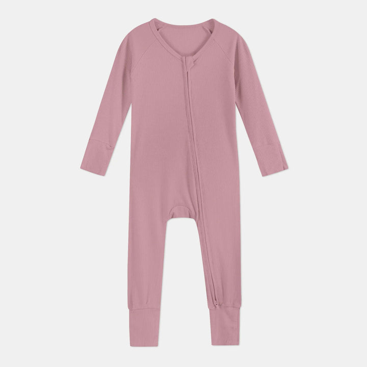 Blush Petal Ribbed Convertible Zippy - Zumbamboo