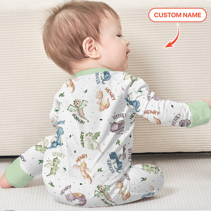 Sweet Baby Dragons Custom Name Convertible Zippy