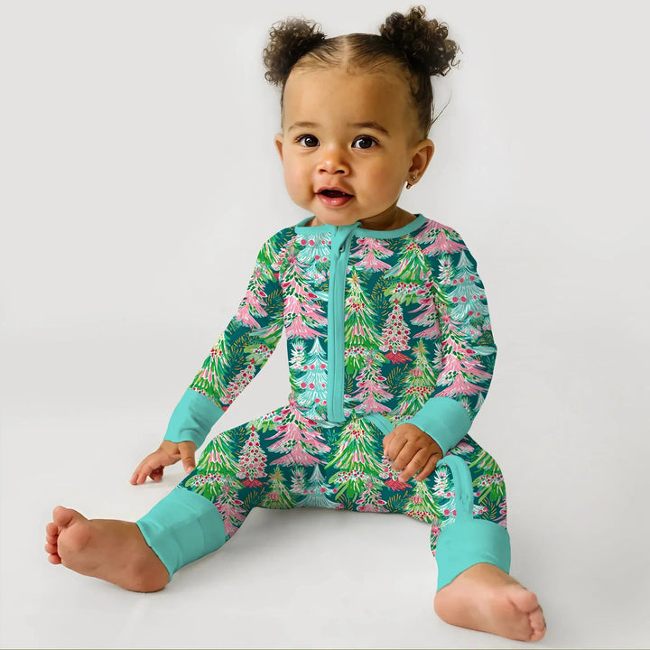 Brushstroke Merry Trees Convertible Zippy - Zumbamboo