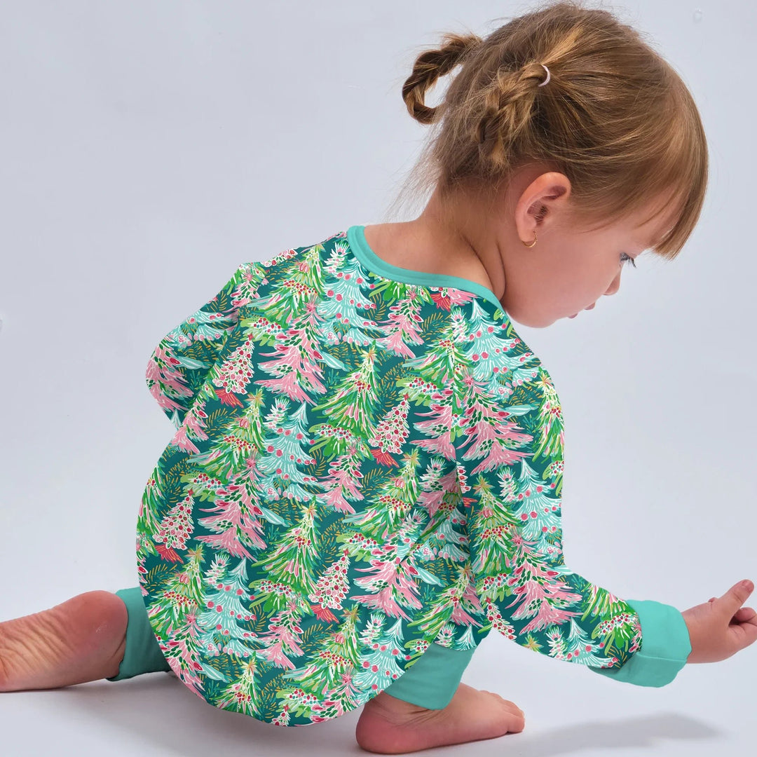 Brushstroke Merry Trees Convertible Zippy - Zumbamboo