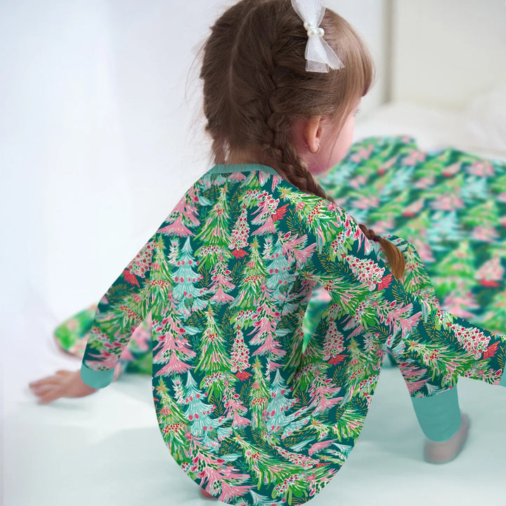 Brushstroke Merry Trees Convertible Zippy - Zumbamboo