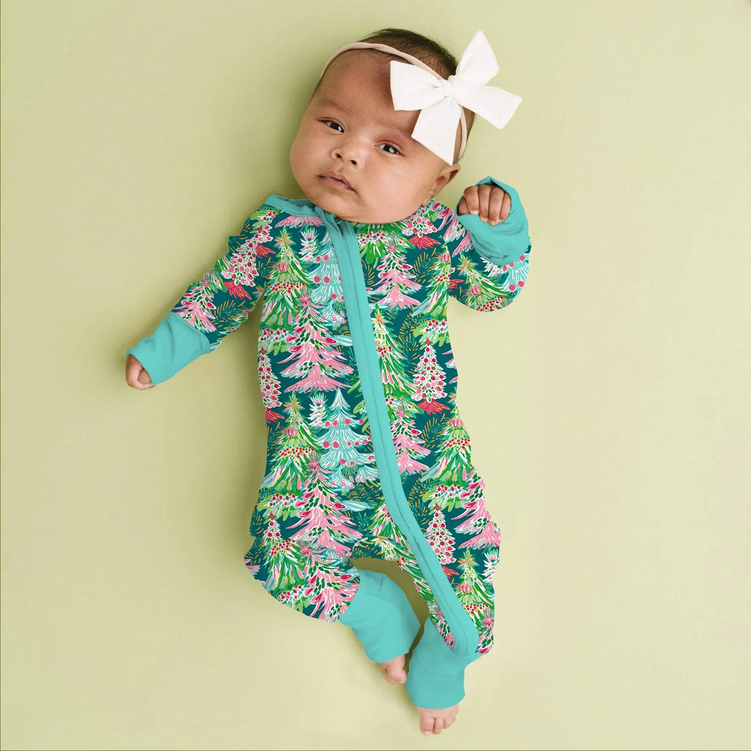 Brushstroke Merry Trees Convertible Zippy - Zumbamboo