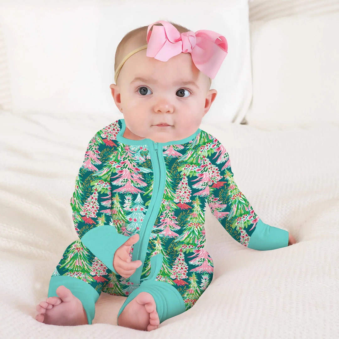 Brushstroke Merry Trees Convertible Zippy - Zumbamboo