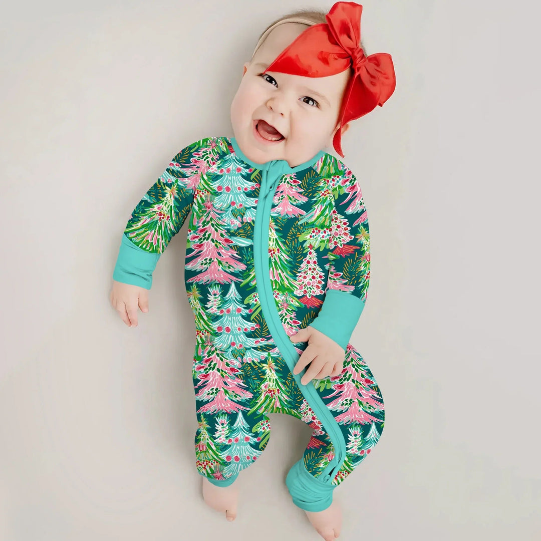 Brushstroke Merry Trees Convertible Zippy - Zumbamboo