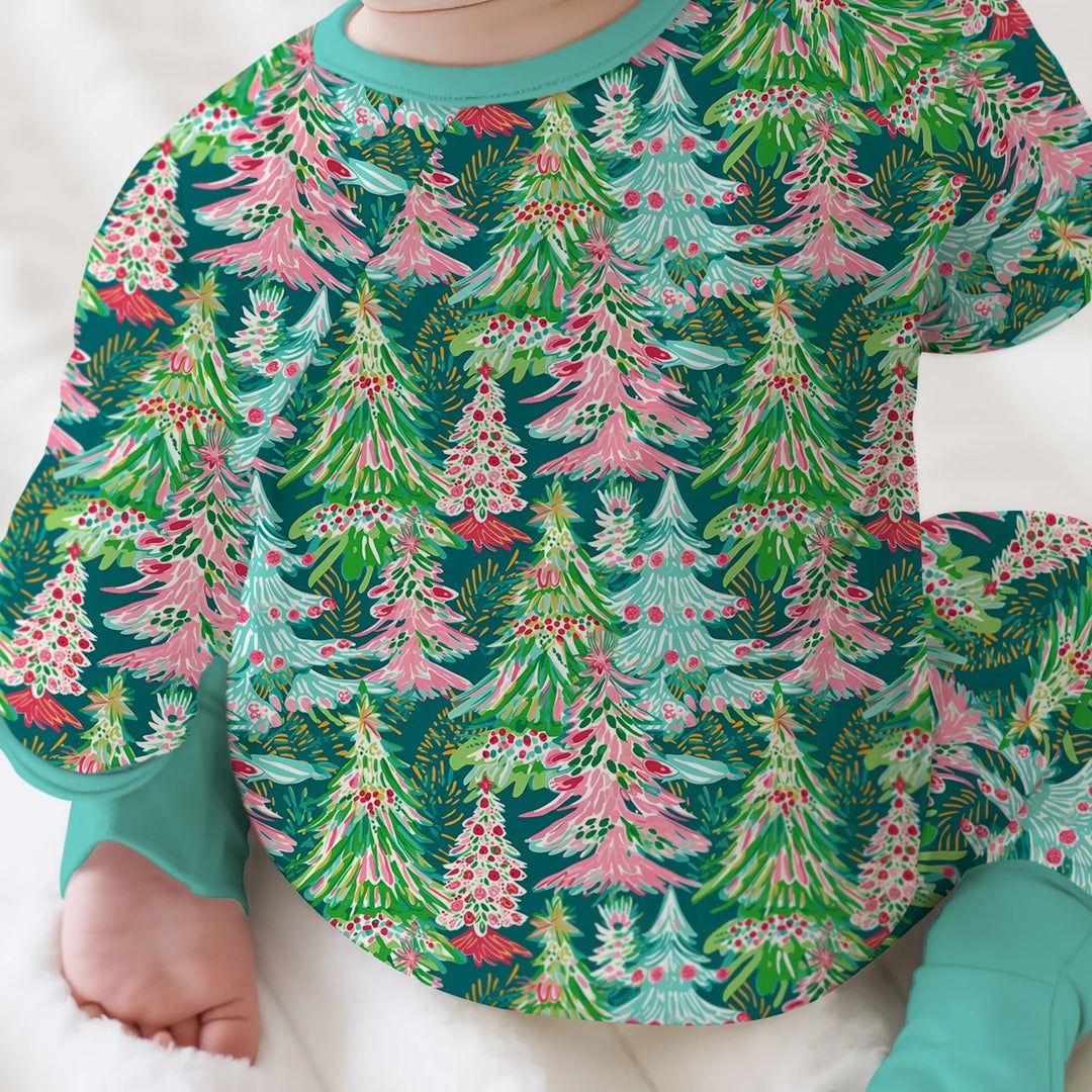 Brushstroke Merry Trees Convertible Zippy - Zumbamboo