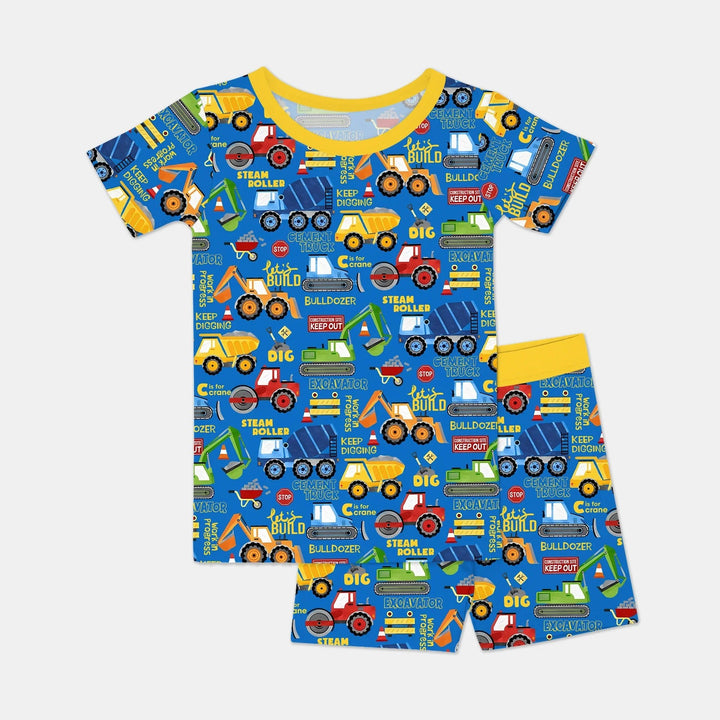 Build Your Own World Two Piece Short Sleeve Shorts Pajama Set - Zumbamboo