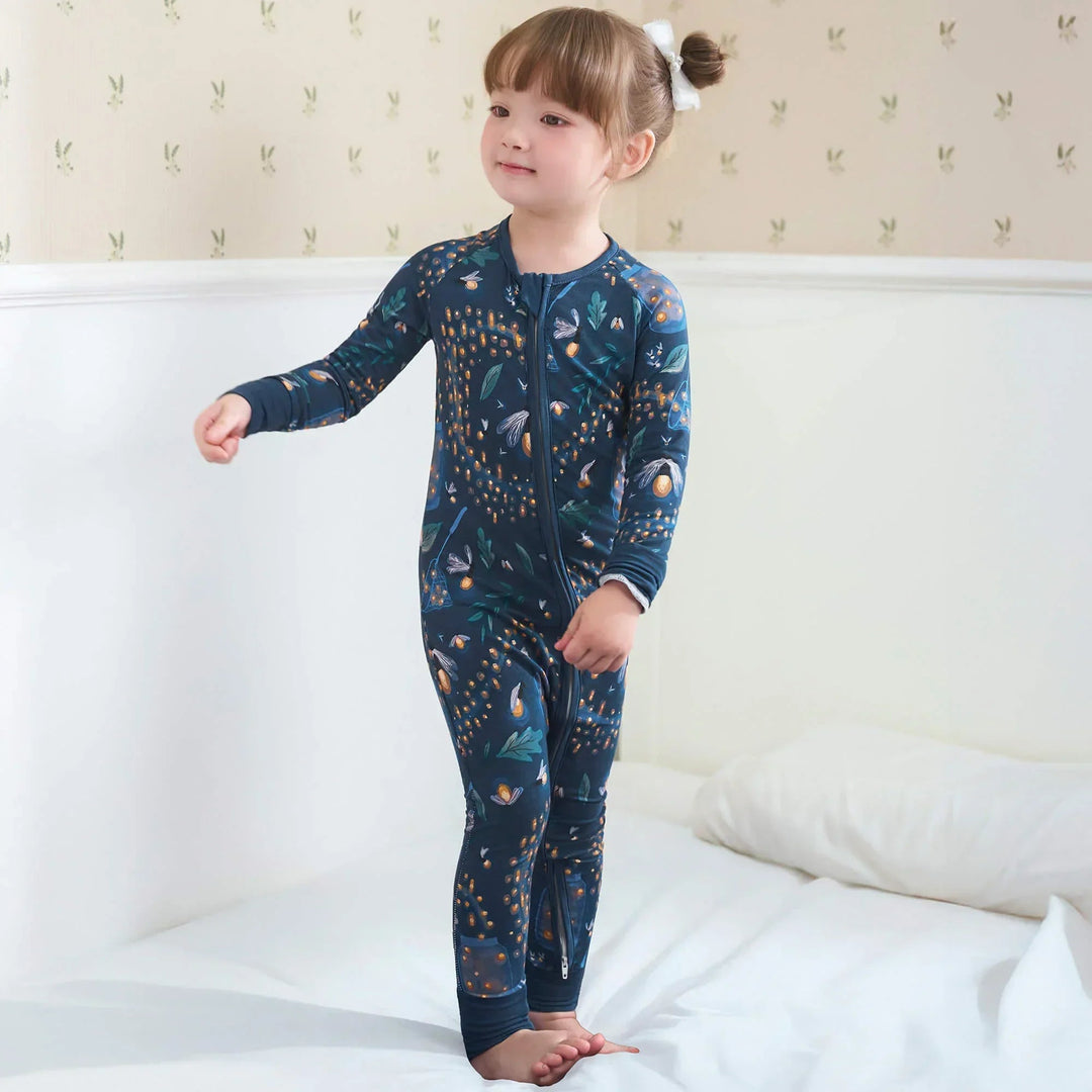 Catching Fireflies Convertible Zippered Romper - Zumbamboo