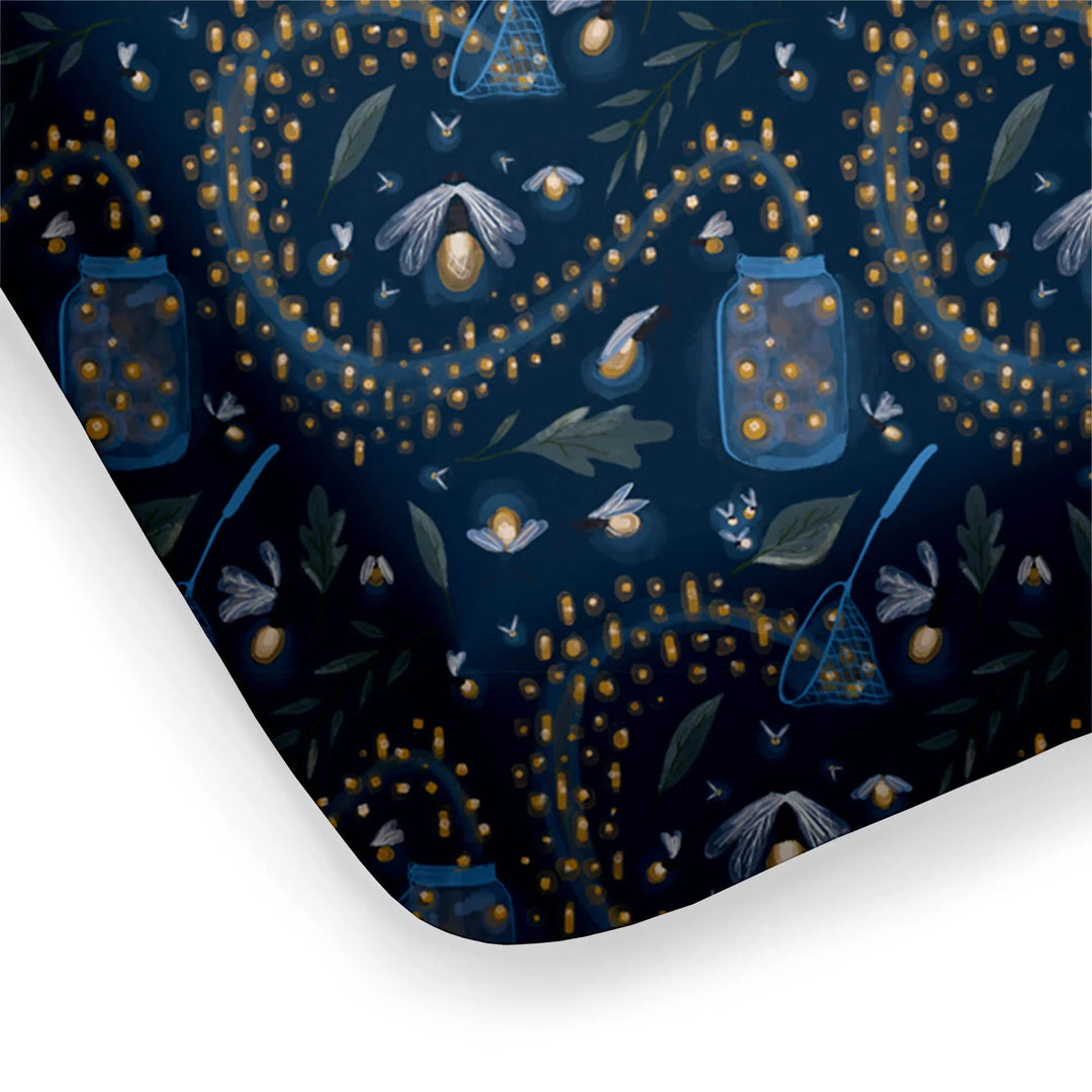 Catching Fireflies Fitted Crib Sheet - Zumbamboo