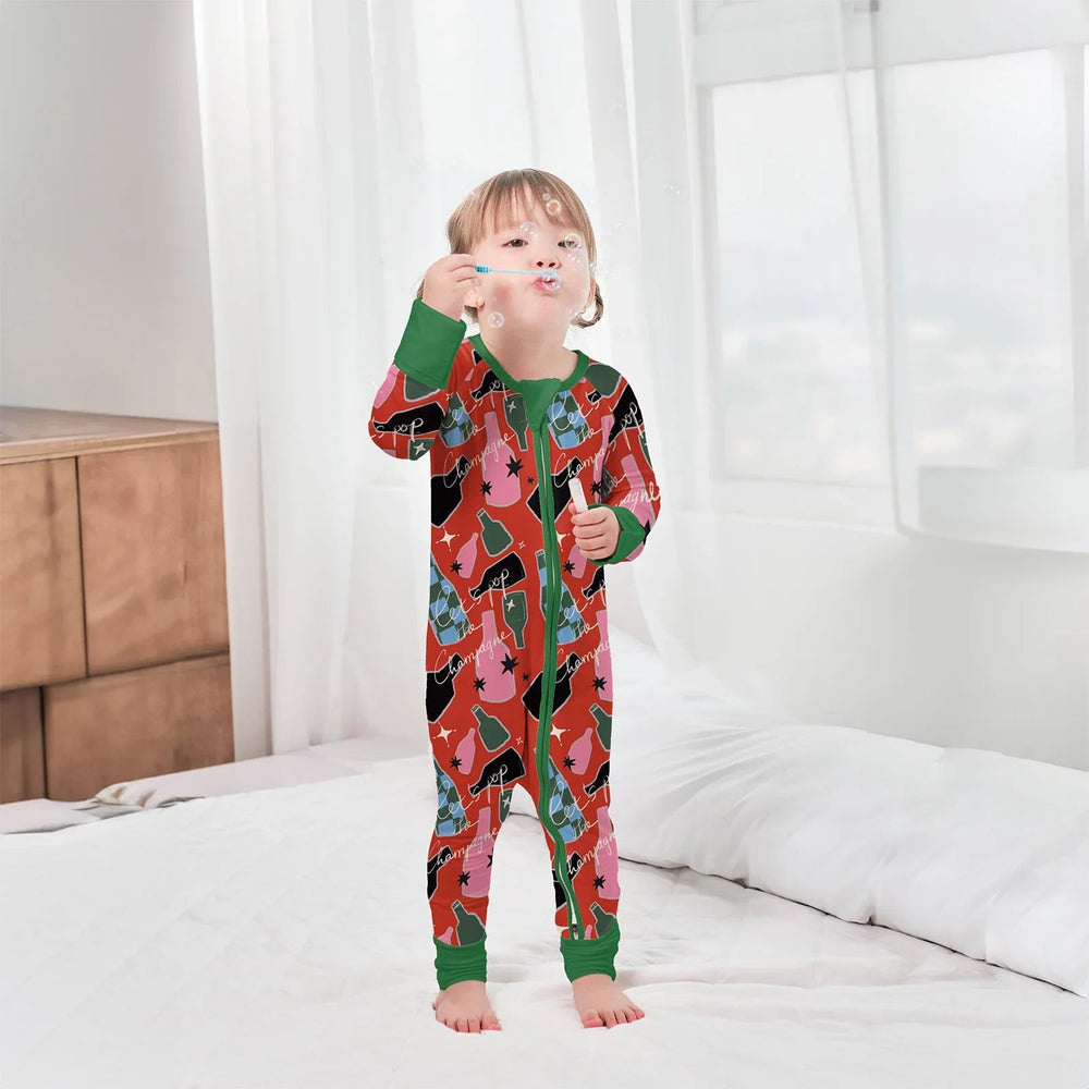 Christmas Cheers Party Convertible Zippered Romper - Zumbamboo
