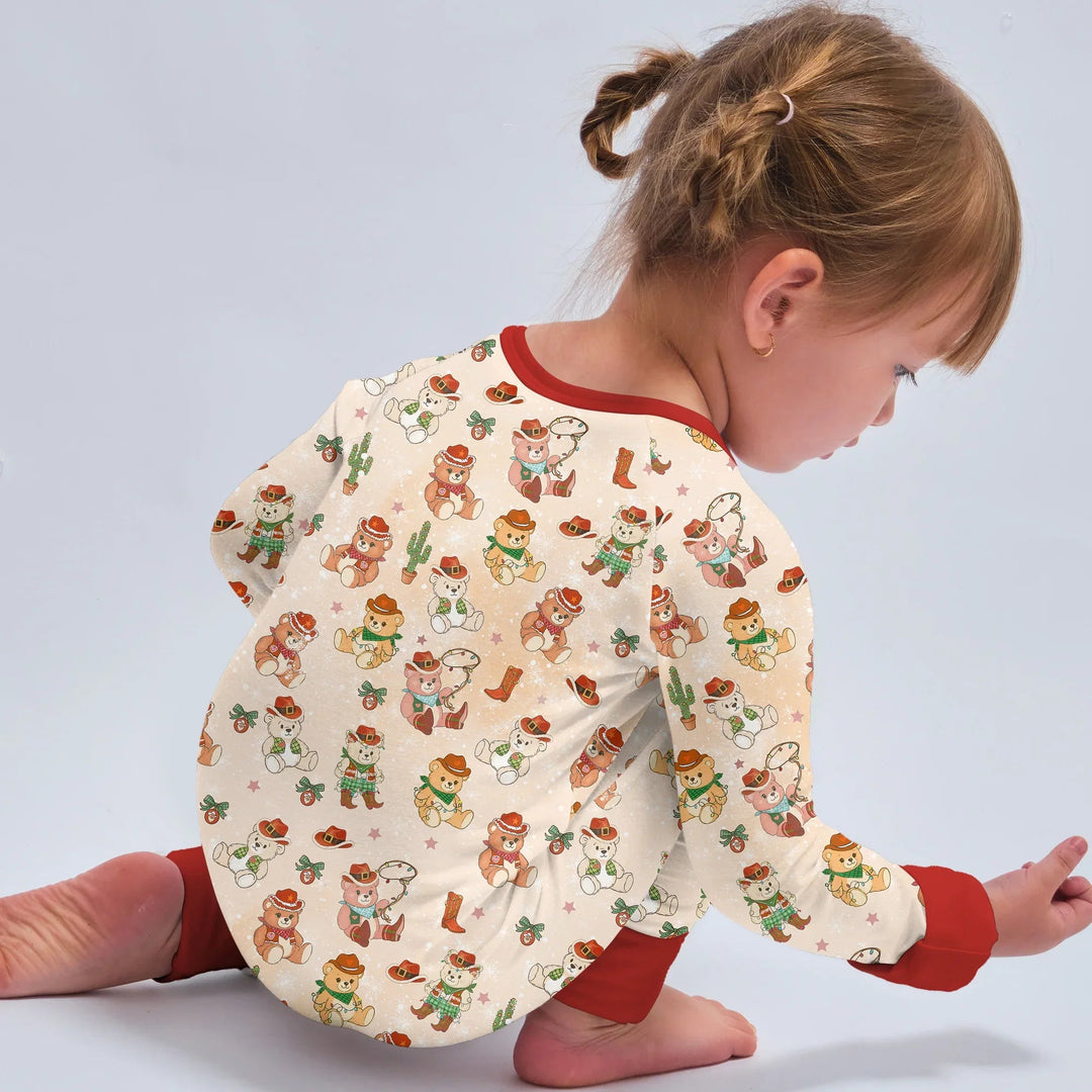 Christmas Cowboy Teddy Convertible Zippy - Zumbamboo