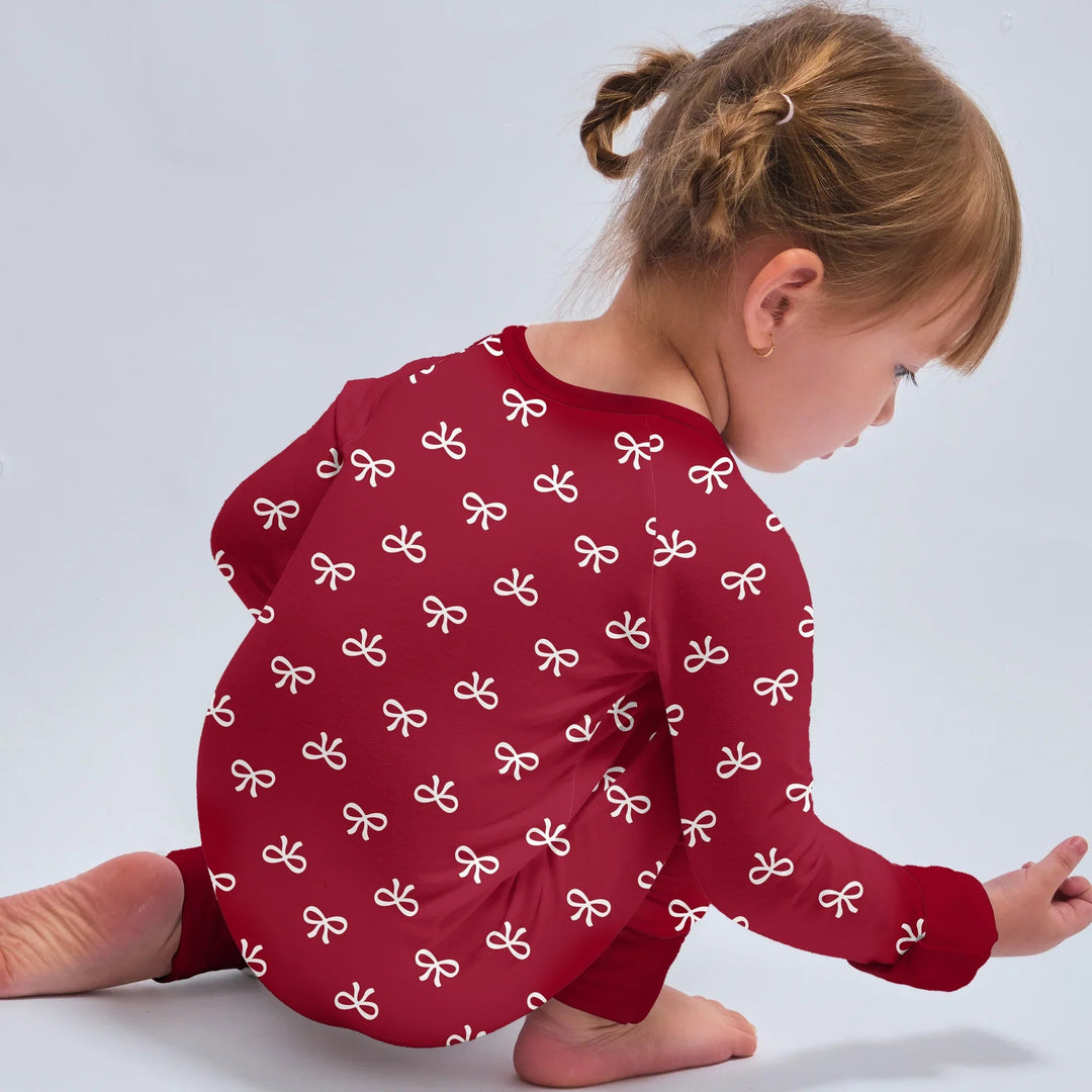 Christmas Cute Bows Convertible Zippy - Zumbamboo