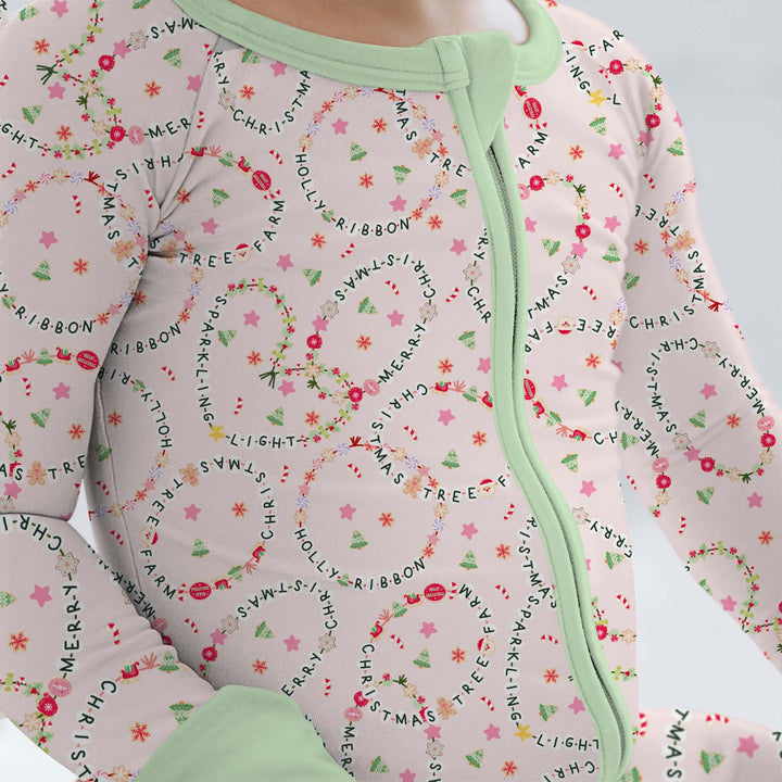 Christmas Friendship Bracelet Convertible Zippy - Zumbamboo