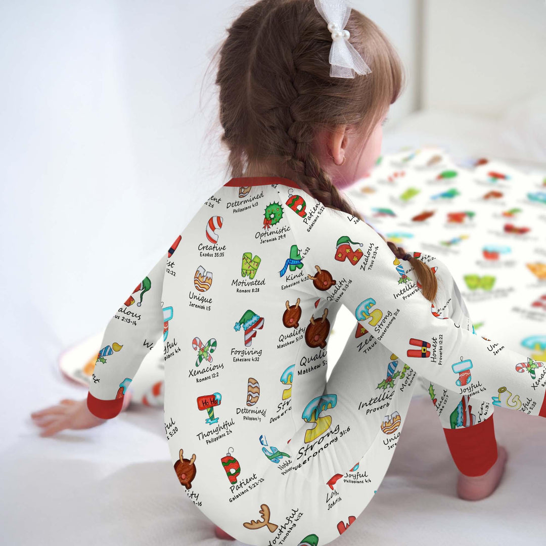 Christmas God Say I Am Alphabet Convertible Zippy - Zumbamboo