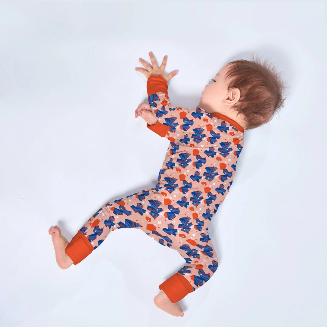 Christmas Happy Tree Convertible Zippered Romper - Zumbamboo