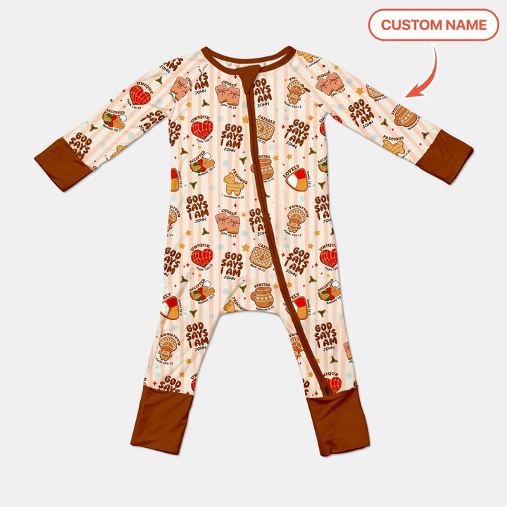 Christmas Mexican Cookies Custom Name For Boys Convertible Zippy - Zumbamboo