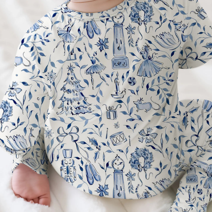 Christmas Nutcracker Toile Convertible Zippy - Zumbamboo