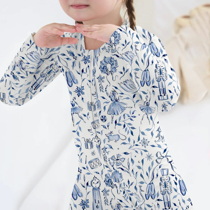 Christmas Nutcracker Toile Convertible Zippy - Zumbamboo