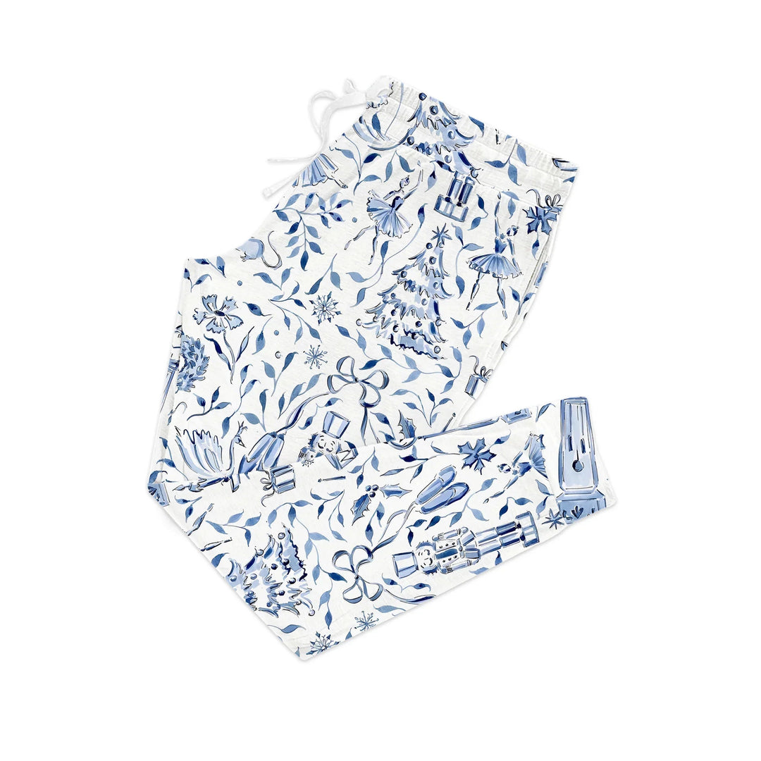 Christmas Nutcracker Toile Women Pajama Set - Zumbamboo