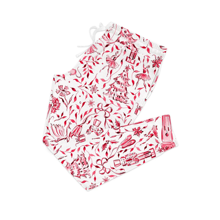 Christmas Nutcracker Toile Women Pajama Set - Zumbamboo