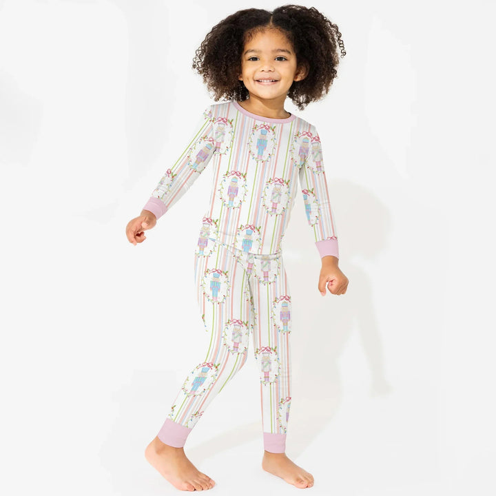 Christmas Nutcracker Two Piece Long Sleeve Pajama Set - Zumbamboo