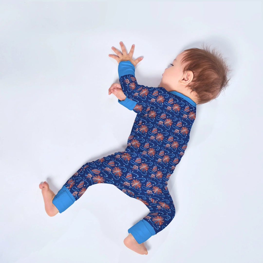 Christmas Silent Night Convertible Zippered Romper - Zumbamboo