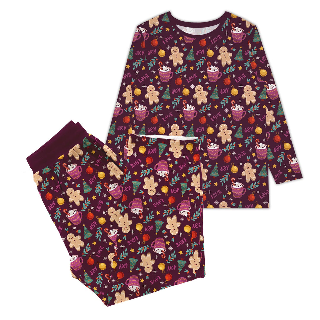 Christmas Ginger Bread Women Pajama Set