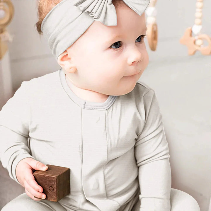 Cloud Magnetic Footie Romper - Zumbamboo