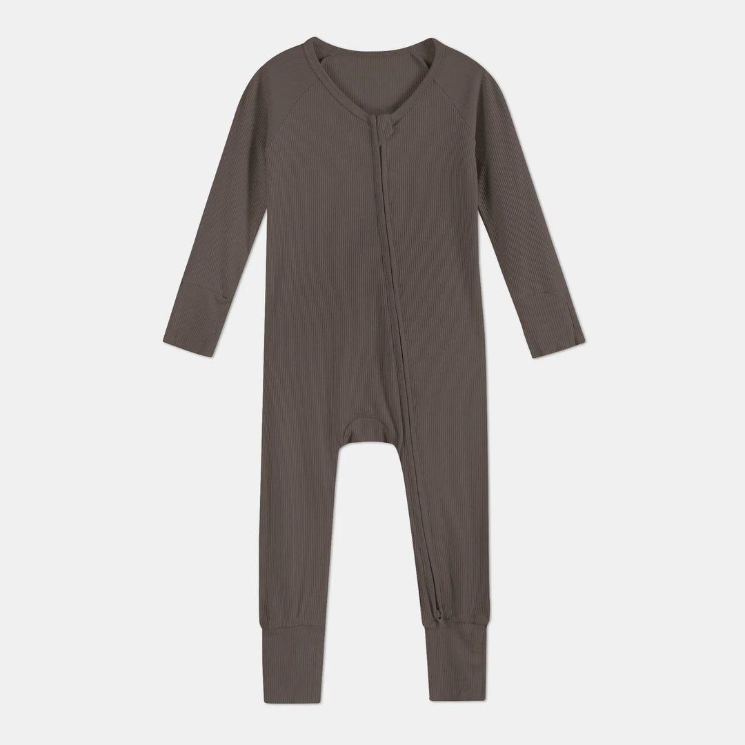 Cocoa Ribbed Convertible Zippy - Zumbamboo