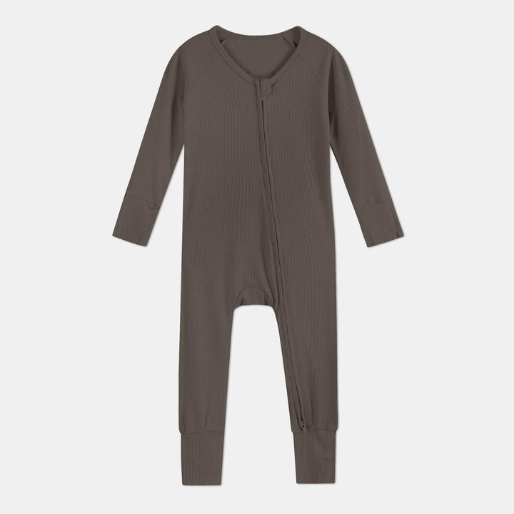 Cocoa Ribbed Convertible Zippy - Zumbamboo