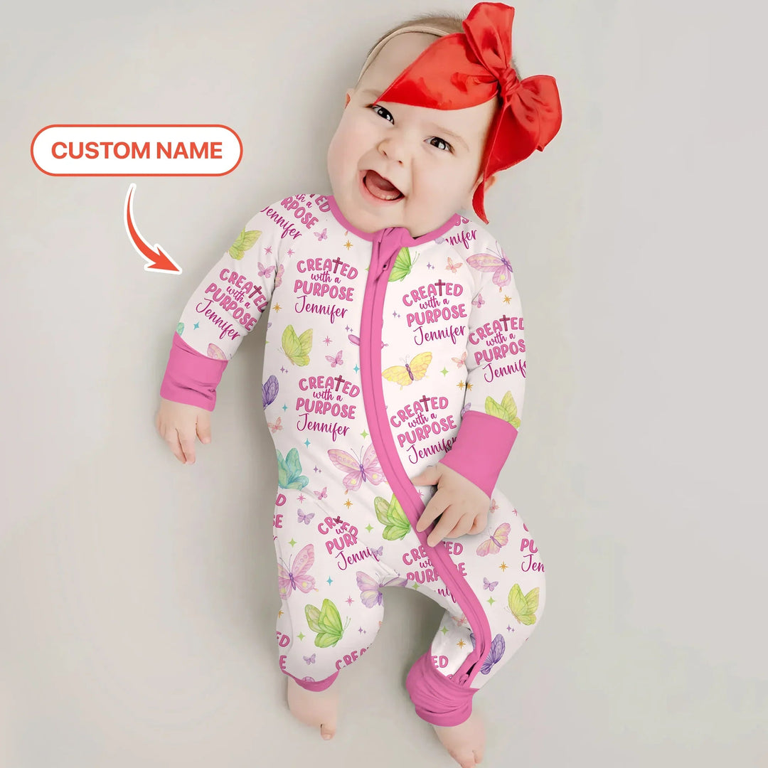 Created With A Purpose Custom Name Convertible Zippy - Zumbamboo