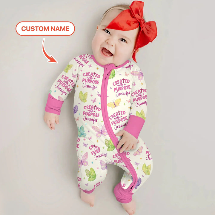 Created With A Purpose Custom Name Convertible Zippy - Zumbamboo