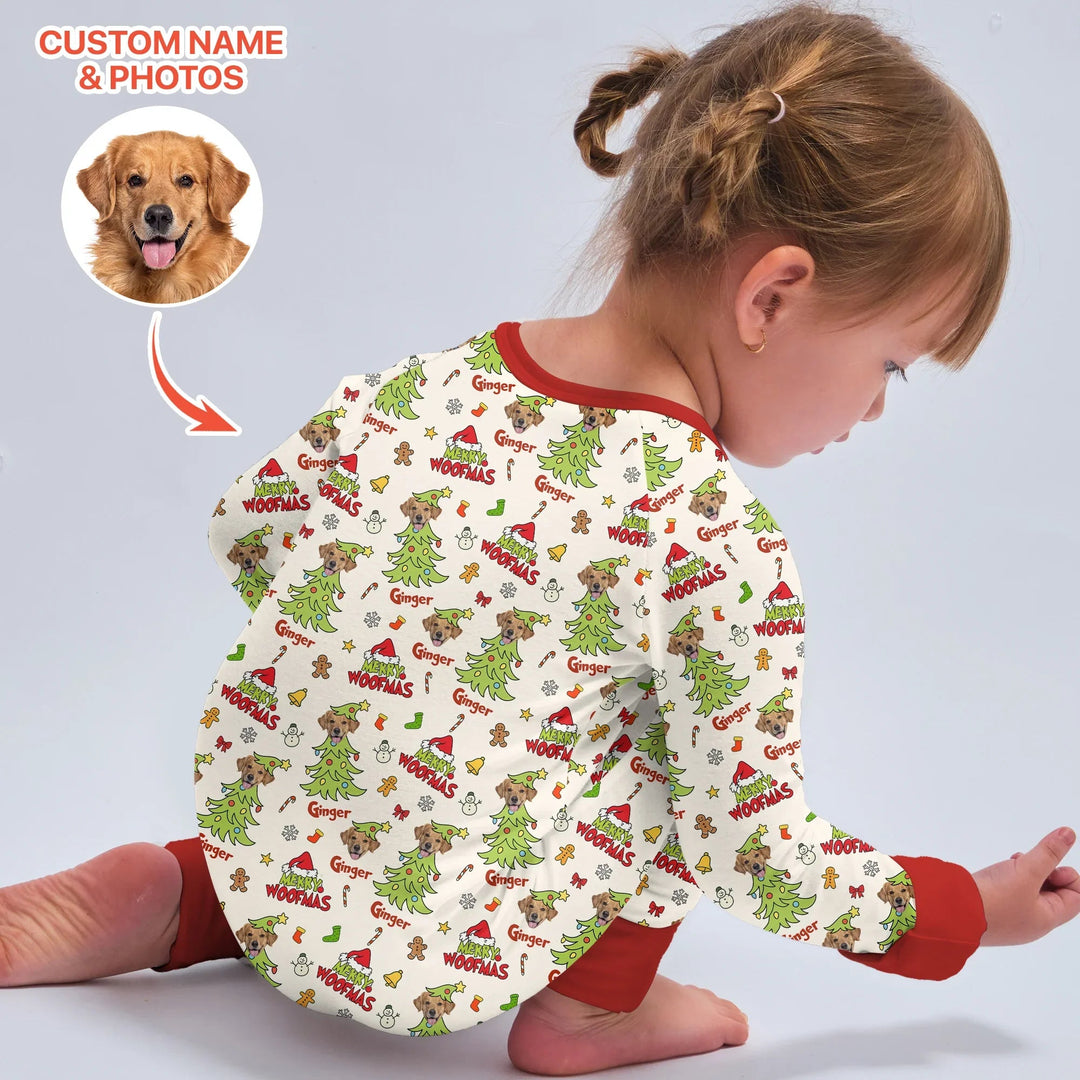 Custom Dog Photo Merry Woofmas Convertible Zippy - Zumbamboo