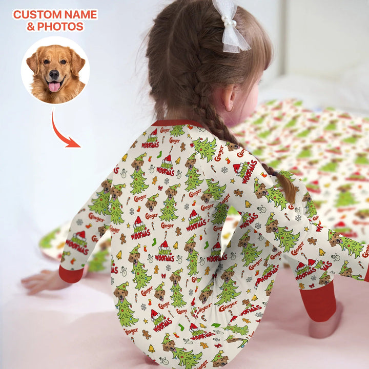 Custom Dog Photo Merry Woofmas Convertible Zippy - Zumbamboo