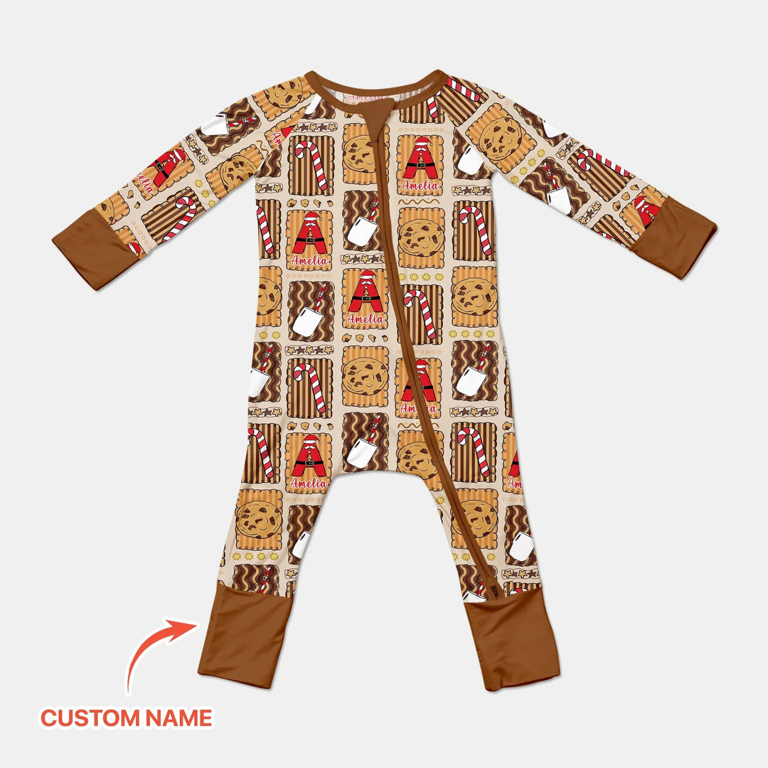 Custom Name Cookies and Milk Wonderland Convertible Zippy - Zumbamboo