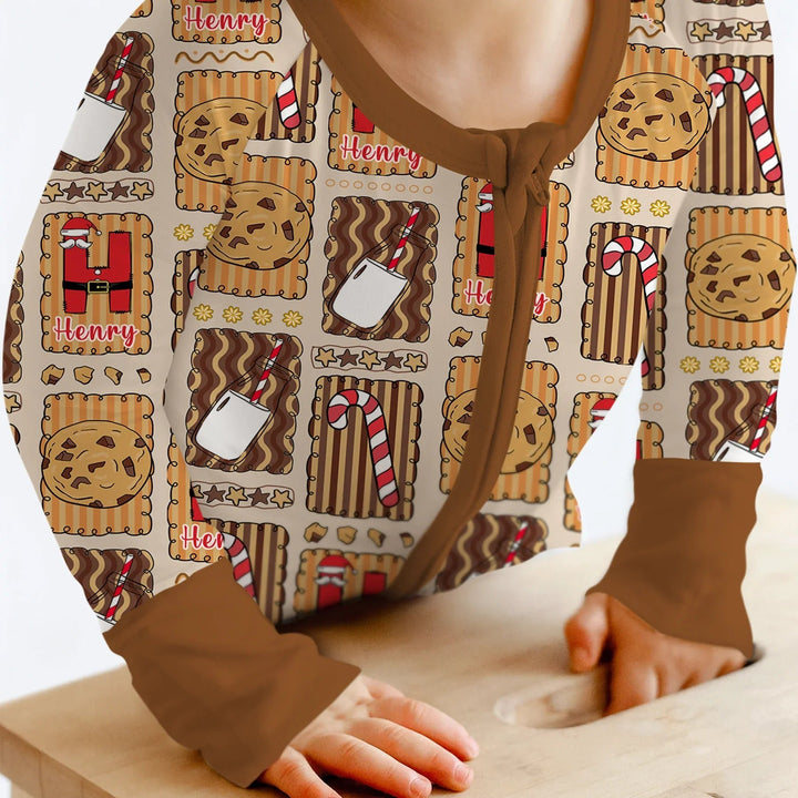 Custom Name Cookies and Milk Wonderland Convertible Zippy - Zumbamboo