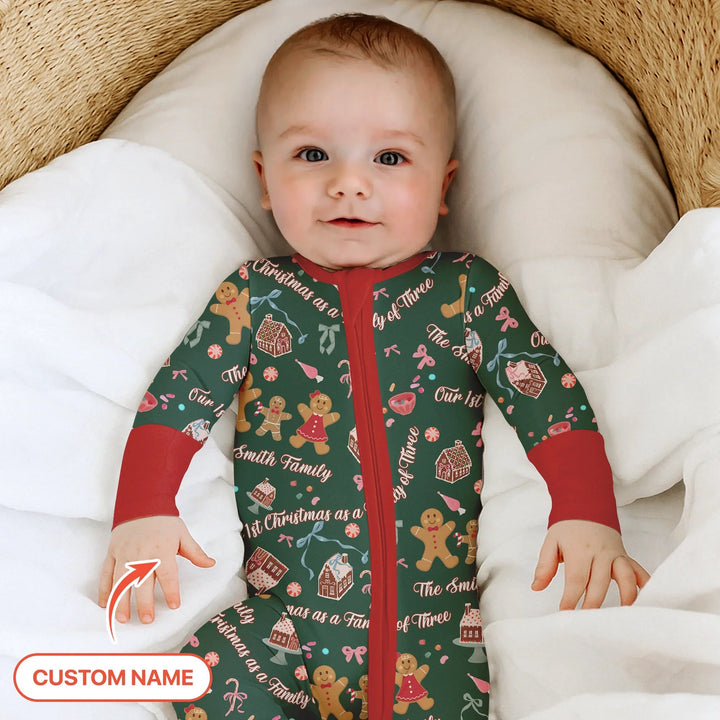 Custom Name Family Gingerbread Convertible Zippy - Zumbamboo