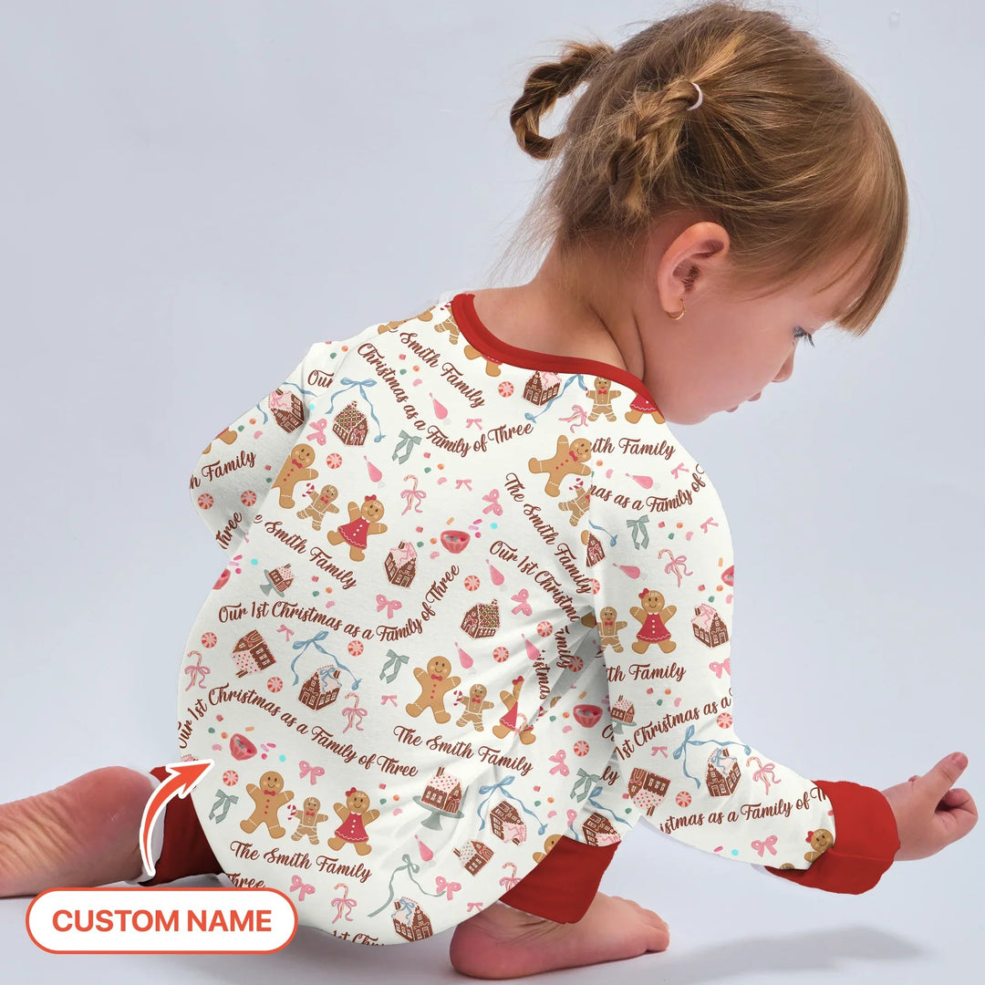 Custom Name Family Gingerbread Convertible Zippy - Zumbamboo