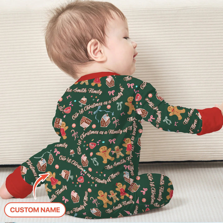 Custom Name Family Gingerbread Convertible Zippy - Zumbamboo