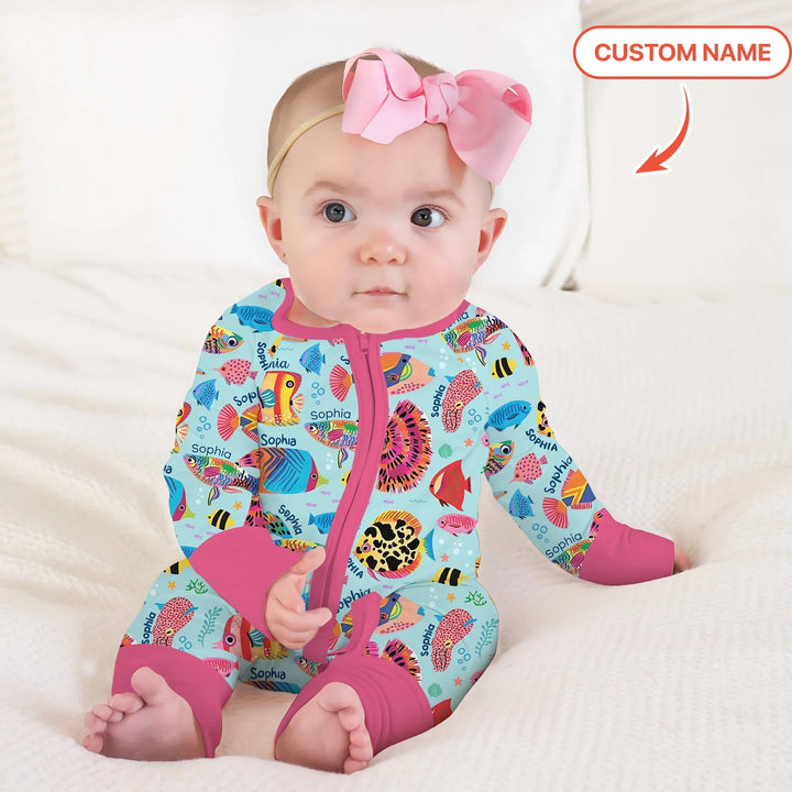 Custom Name Fish Dream Convertible Zippy - Zumbamboo