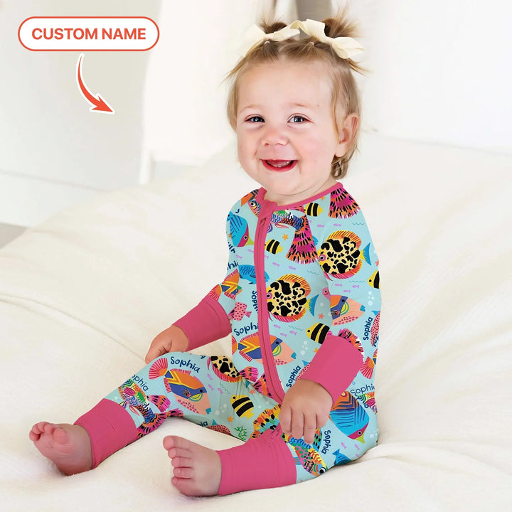 Custom Name Fish Dream Convertible Zippy - Zumbamboo