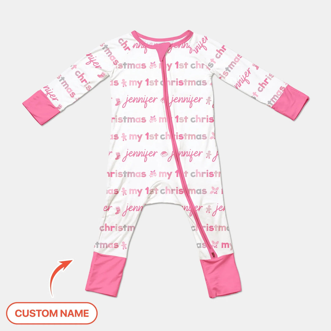 Custom Name My First Christmas Color Mood Convertible Zippy - Zumbamboo